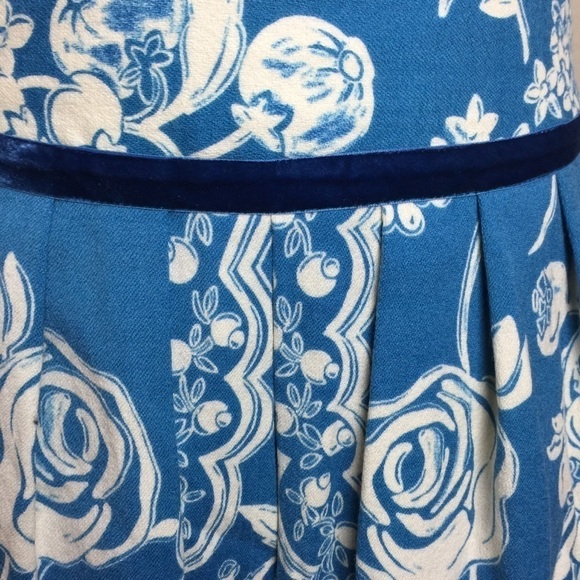 NWT Tracy Reese wool printed pleated skirt Reg $325 SZ 2 - Picture 2 of 7